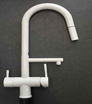 شیر ظرفشویی دو منظوره سفید 