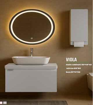 کابین روشویی فول ست مدل ویولا 